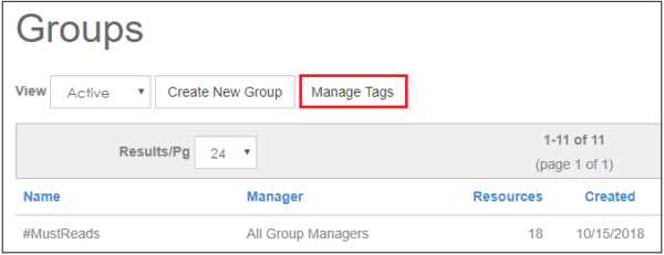 Group Tags – Mackin Help