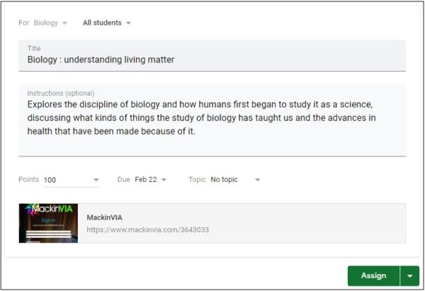 Google Classroom – Mackin Help